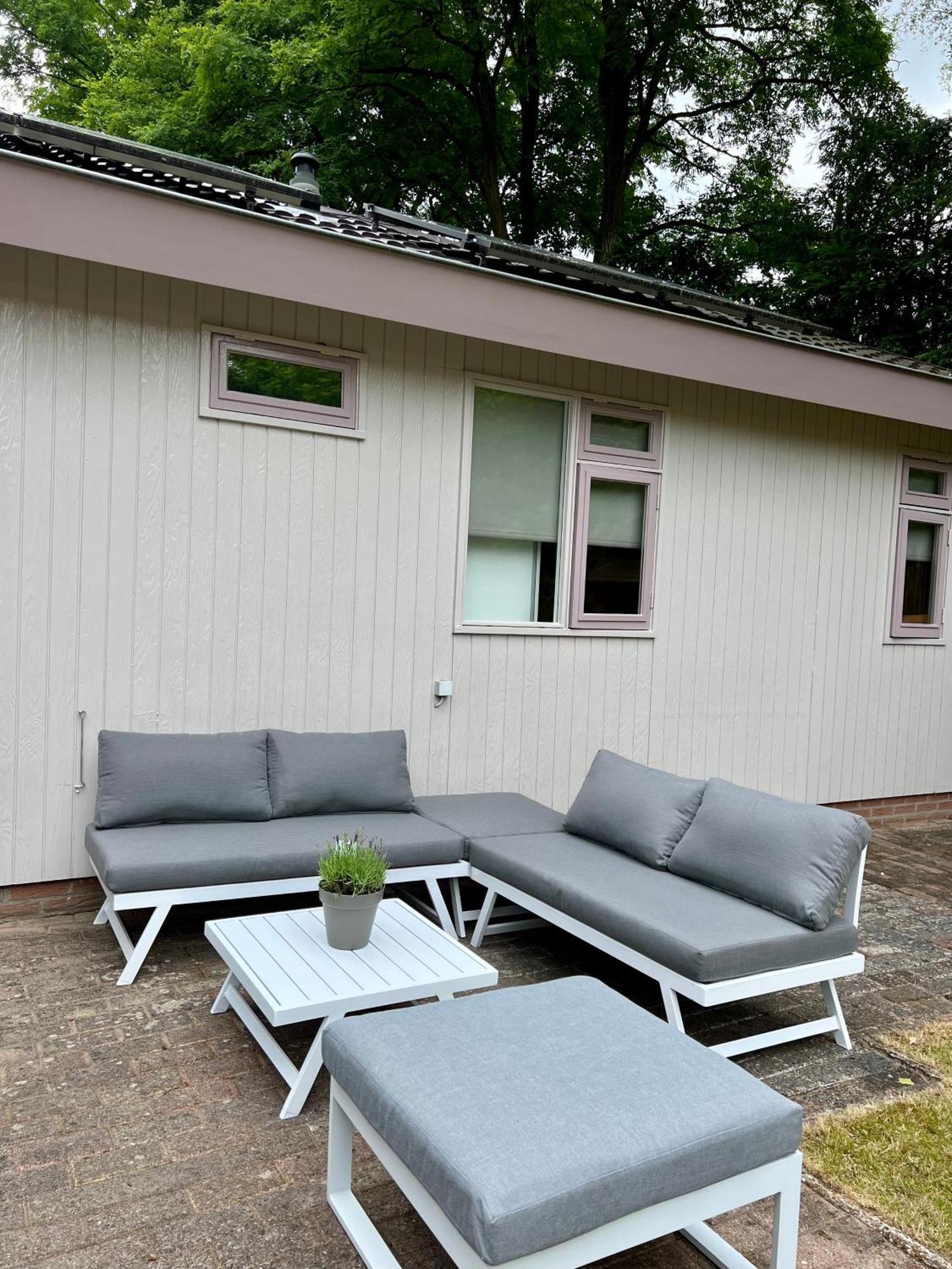 Luxe Boshuisje Met Prive Wellness & Jacuzzi Op De Veluwe Ermelo Exterior photo